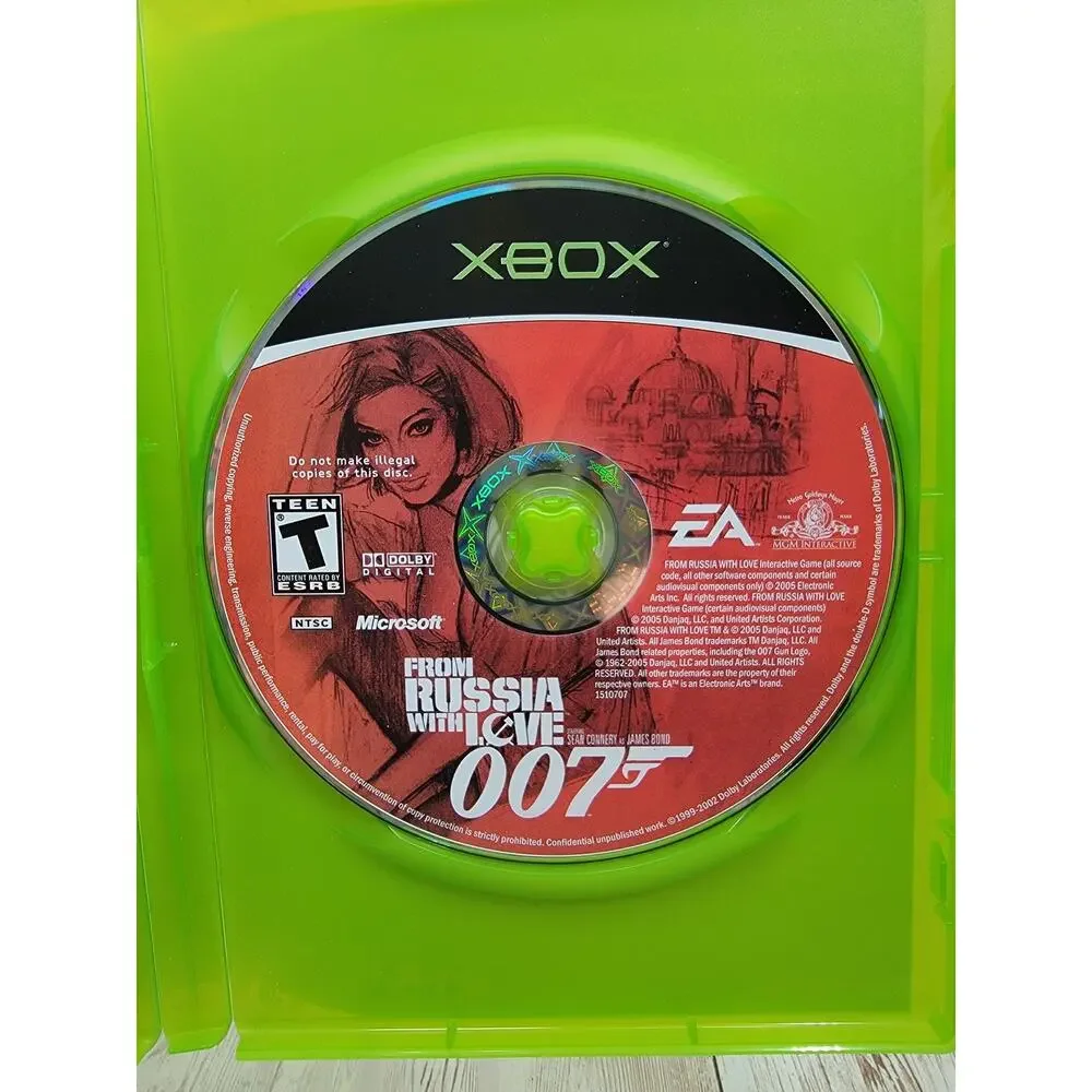 007 James Bond From Russia With Love (Xbox, 2005) CIB Complete in Box w/ Manual